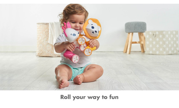 Brinquedo Bebê Educativo Infantil A partir 3 Meses Sanfonado Carrinho  Rolling Tiny Love Leonardo IMP01851 - Baby&Kids