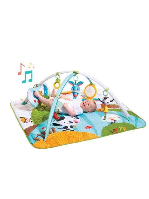 XL mat with fun dual-position baby activated response pad