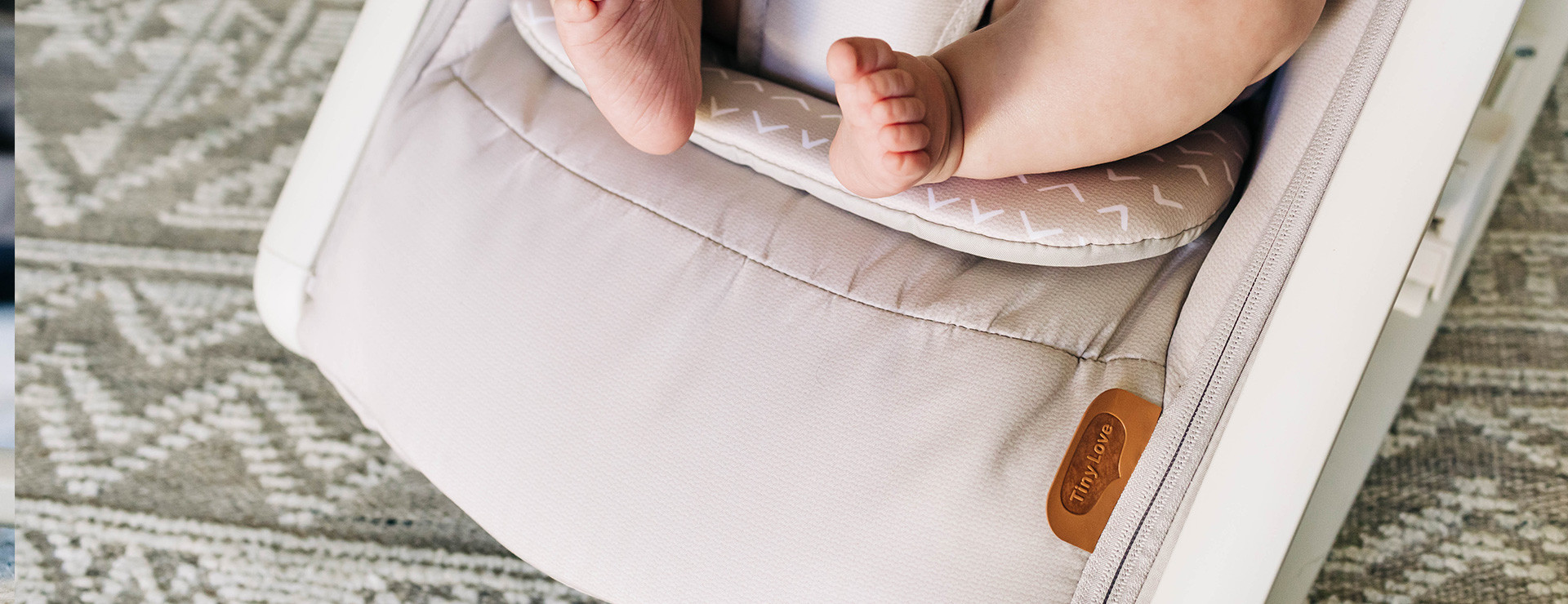 Cozy inlay creates an extra comfy and supportive  environment for newborns