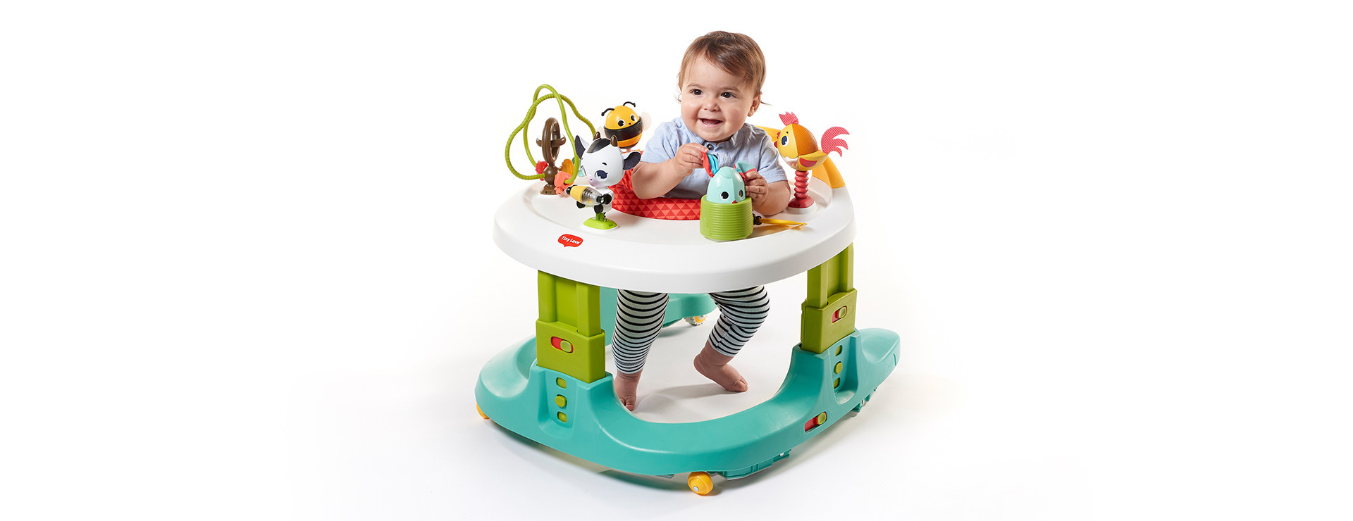 4-in-1 mobile activity center with multiple modes to grow with your baby