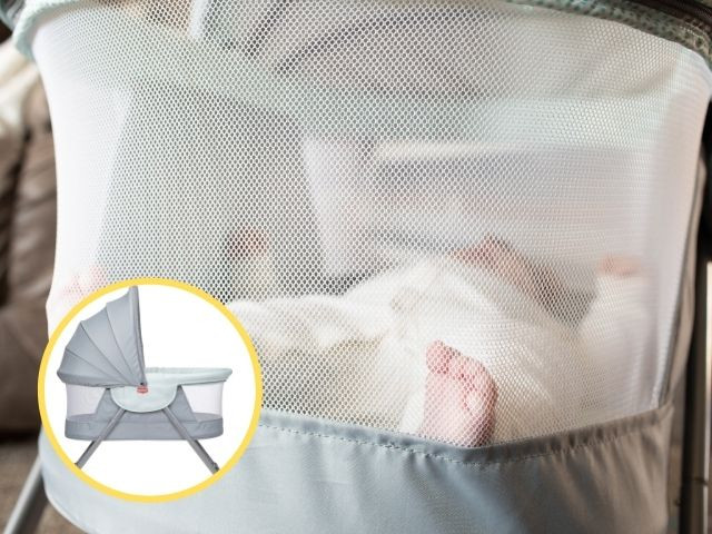 Breathable mesh keeps your baby visible and the air fresh
