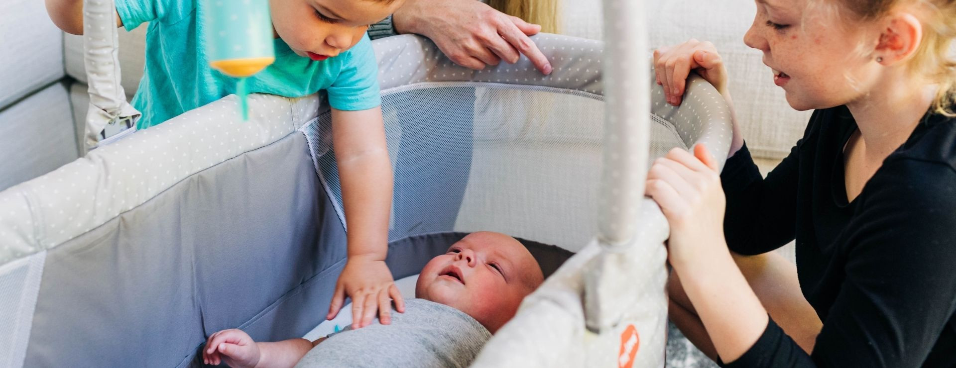 Breathable mesh keeps your baby visible and the air fresh