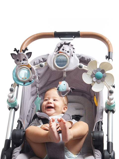 Switch the arch from bassinet to stroller from age 5 months and up